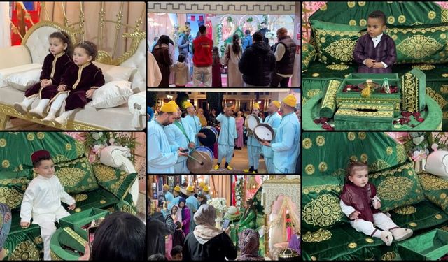 Fas'ta Kadir Gecesi'nde çocuklar geleneksel kıyafetlerle süsleniyor