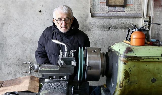 Giresunlu fındık kıran imalatçısı 87 yıllık patozu restore etti