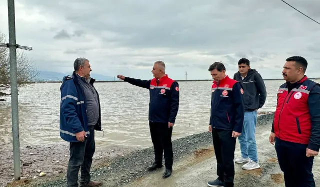 Hatay'da Tarım Alanları Sular Altında Kaldı!