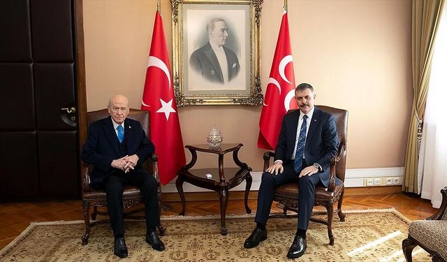 İçişleri Bakanı Çiftçi, MHP Genel Başkanı Bahçeli'yi ziyaret etti