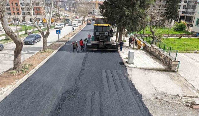 Kahramanmaraş'ta asfalt çalışmaları