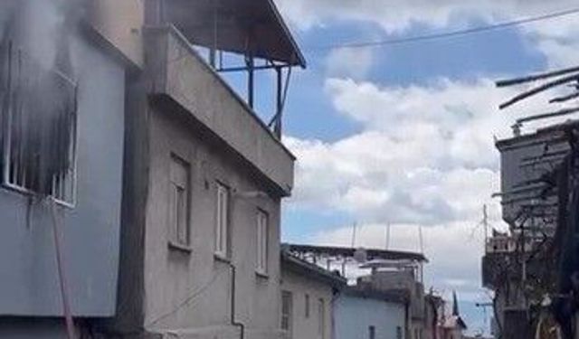 Kahramanmaraş'ta ev yangını: 1 yaralı