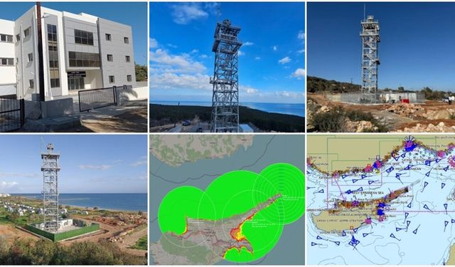 KKTC'deki gemi trafik gözetleme istasyonlarının inşaat çalışmaları tamamlandı