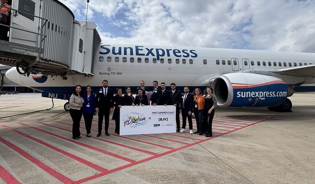 Milas Bodrum Havalimanında yaz sezonu dış hat uçuşları başladı