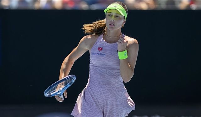 Milli tenisçi Zeynep Sönmez, Indian Wells'te ilk turu geçti