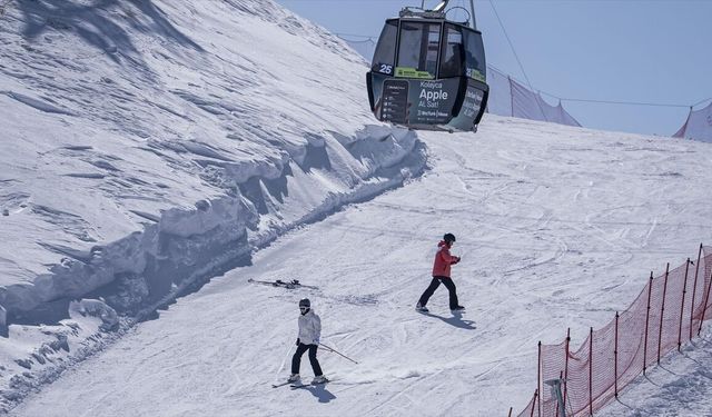 Palandöken Kayak Merkezi bayram tatilini dolu geçirecek