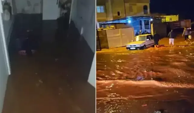 Hatay’da Sağanak Yağış Sele Dönüştü