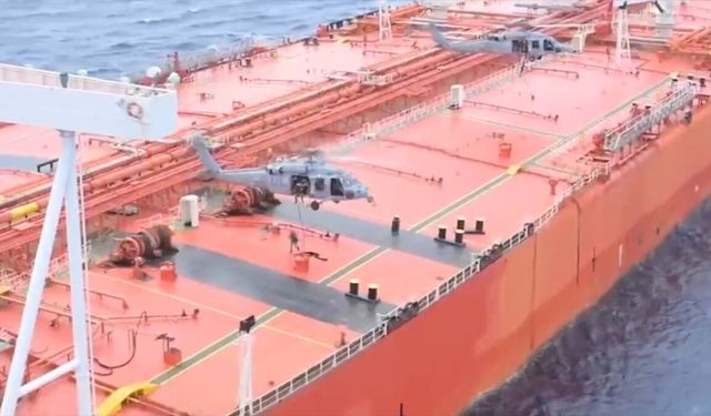 ABD, Hint-Pasifik'te 'devletsiz ve yaptırım uygulanan' M/T Tifani gemisine baskın düzenledi