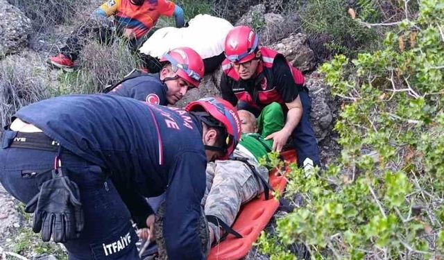 Adana'da yamaç paraşütü kazası: Ağaçta mahsur kaldı