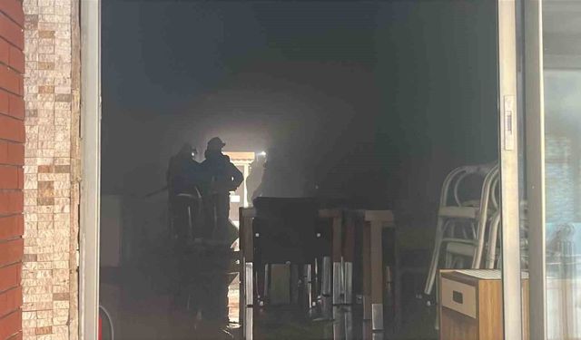 Alanya'da tadilattaki otelde çıkan yangın korkuttu