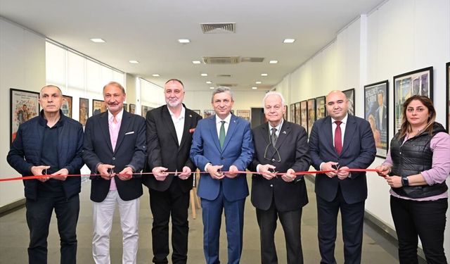 Antalya'da 'Yeşilçam Film Afişleri Sergisi' açıldı