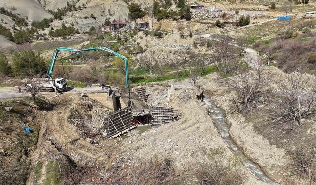 Büyükşehir'den Bertiz'in ulaşımını iyileştirecek köprü yatırımı
