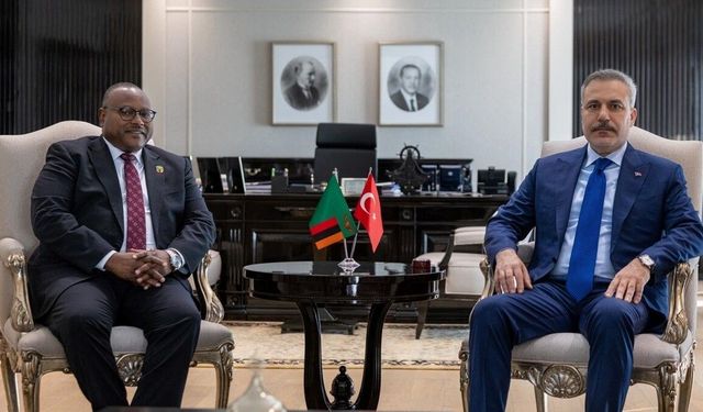 Dışişleri Bakanı Fidan, Zambiyalı mevkidaşı Haimbe ile görüştü