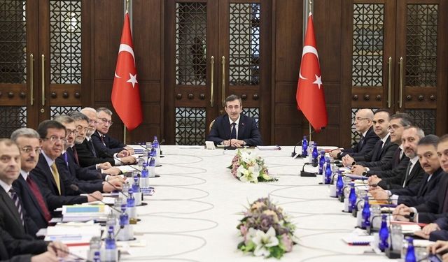 Ekonomi Koordinasyon Kurulu, Cumhurbaşkanı Yardımcısı Yılmaz başkanlığında toplandı