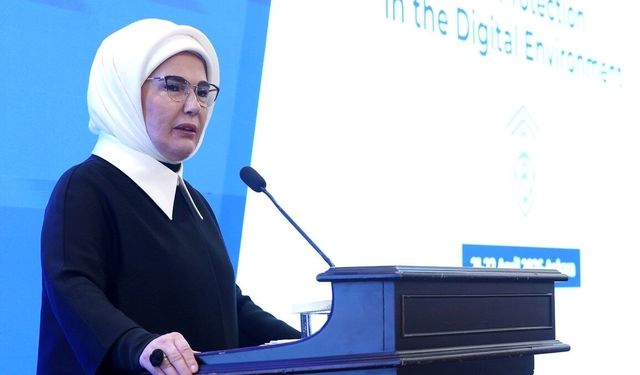 Emine Erdoğan: Teknoloji şirketlerinin hesap verebilir olmaları ve çocuk dostu tasarım yapmaları bir zorunluluktur