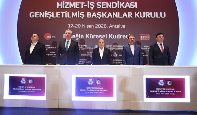 HAK-İŞ Genel Başkanı Arslan, Antalya'da konuştu: