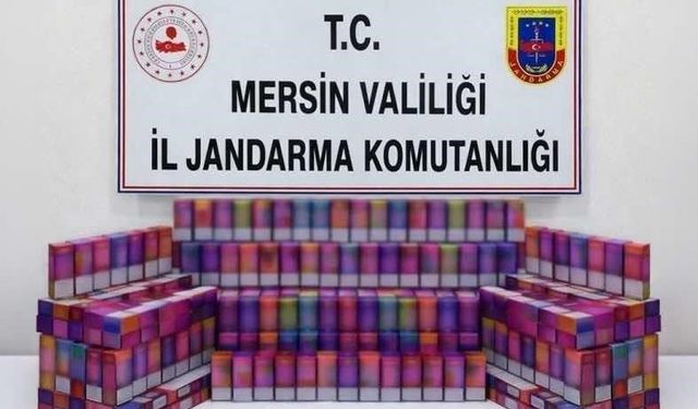 Mersin'de 650 gümrük kaçağı elektronik sigara ele geçirildi