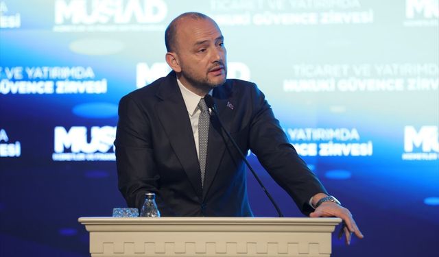 MÜSİAD Başkanı Özdemir, Ticaret ve Yatırımda Hukuki Güvence Zirvesi'nde konuştu: