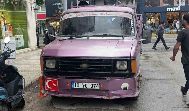 Park yasağını ihlal eden kamyonet hacizli ve yakalamalı çıktı
