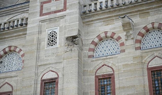 Selimiye restorasyonunda Balkan Savaşı'nın izine dokunulmadı