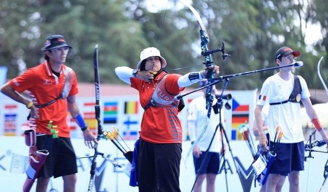2026 Açık Hava Avrupa Okçuluk Şampiyonası'nda klasik yay karışık takımı şampiyon oldu