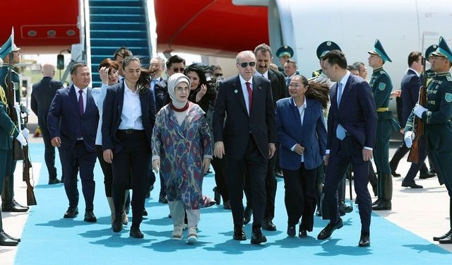 Cumhurbaşkanı Erdoğan Türkistan'da