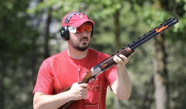Dünya rekoru kıran milli atıcı Nedim Tolga, olimpiyatlara odaklandı