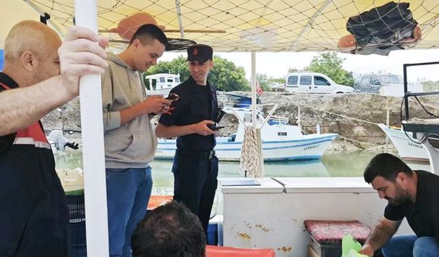 Gazipaşa'da balıkçı teknelerine sıkı denetim