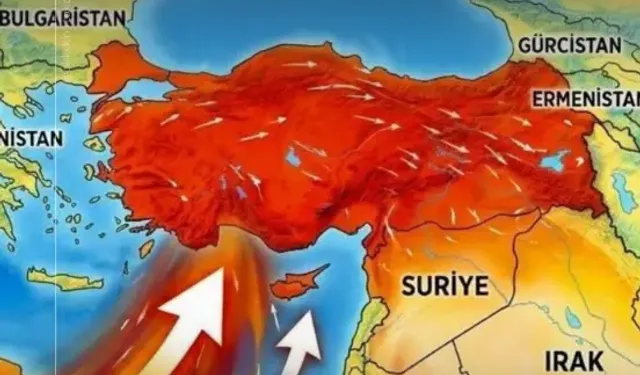 Afrika Üzerinden Gelen Sıcak Hava Dalgası Ülkeye giriş Yapıyor!
