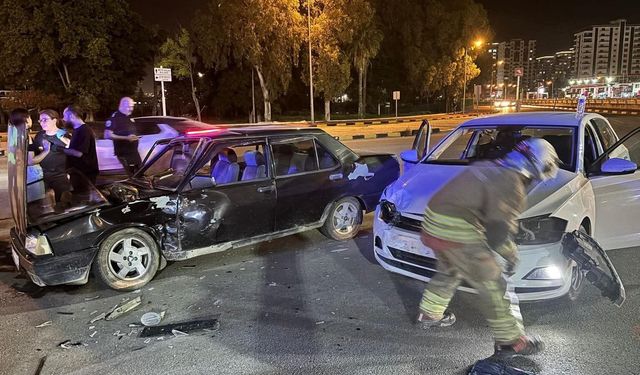 İskenderun'da trafik kazası :1 yaralı