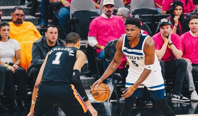 NBA'de Timberwolves, Wembanyama'nın 12 blokla tarihe geçtiği maçta Spurs'ü yendi