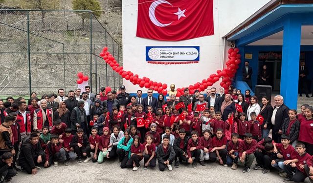 Şehit Eren Kızıldağ'ın ismi köyündeki okula verildi