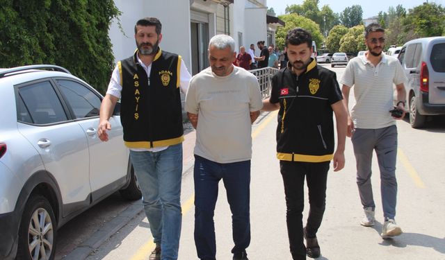 Adana'da kendisini tabancayla yaralayan kardeşini bıçakla öldüren zanlı tutuklandı