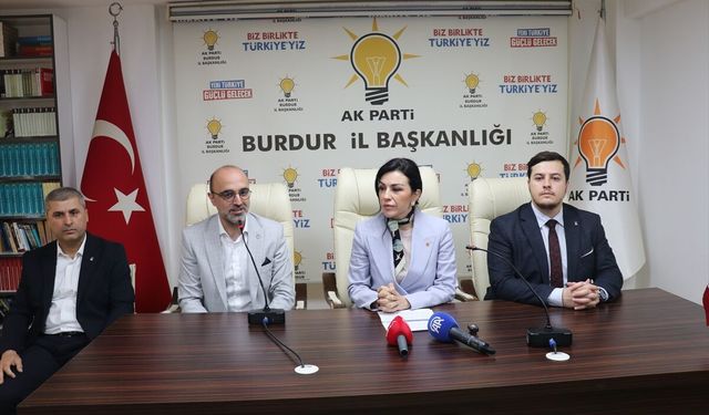 AK Parti Genel Başkan Yardımcısı Ayan, Burdur'da konuştu: