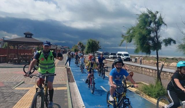 Hatay'da Sağlıklı Yaşam İçin Pedal Çevirdiler