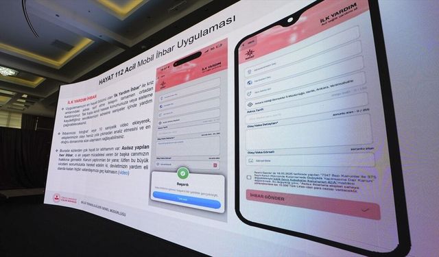HAYAT 112 Acil mobil uygulaması bir ayda 600 binin üzerinde indirme sayısına ulaştı