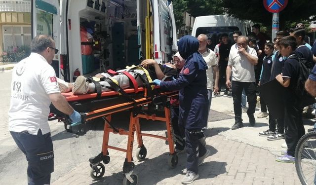 Isparta'da otomobil ile motosiklet çarpıştı: 1 yaralı