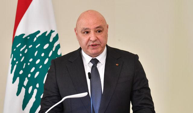 Lübnan Cumhurbaşkanı Avn, Washington'daki İsrail görüşmeleri öncesi müzakere heyetiyle bir araya geldi