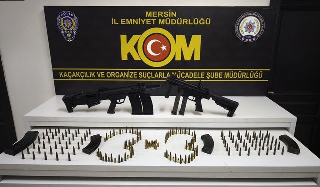 Mersin'de organize suç örgütüne yönelik operasyonda yakalanan 7 şüpheli tutuklandı