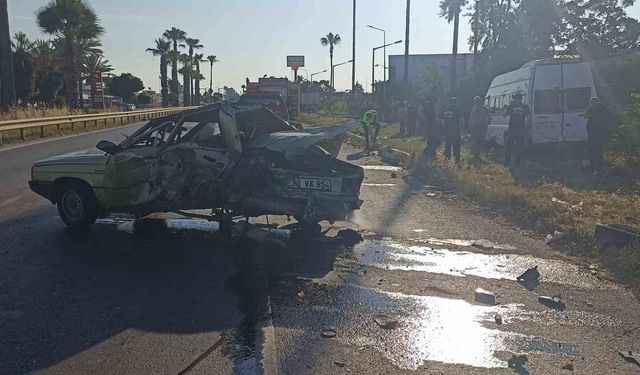 Mersin'de zincirleme trafik kazası: 1 ölü