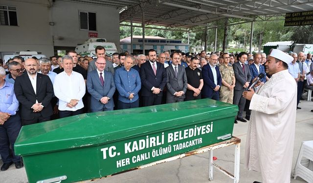 Trabzon Emniyet Müdürü Loğoğlu'nun babasının cenazesi Osmaniye'de defnedildi