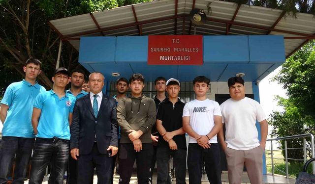 'Uyuşturucuya hayır' diyen muhtar ve mahallenin gençleri birlikte kısa film çekti