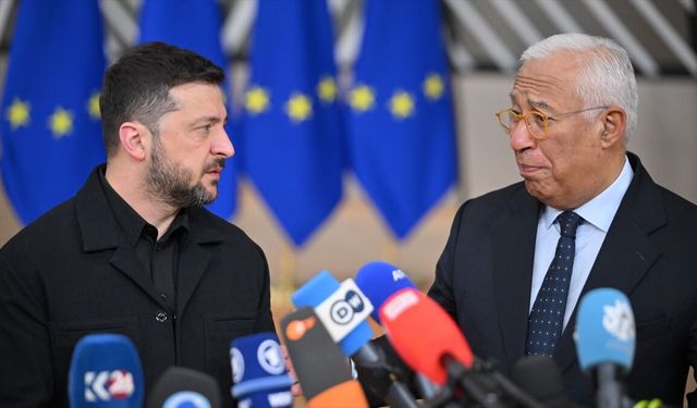 AB Konseyi Başkanı Costa, Ukrayna Devlet Başkanı Zelenskiy'le görüştü