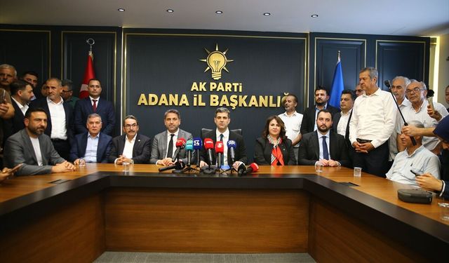 AK Parti Adana İl Başkanı Mustafa Özkan göreve başladı