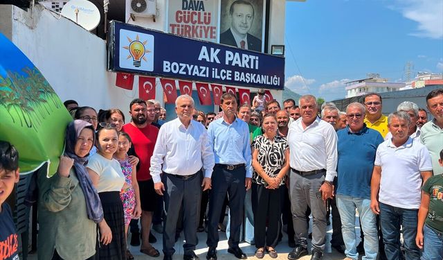 AK Parti Mersin Milletvekili Hasan Ufuk Çakır'dan Bozyazı'ya ziyaret