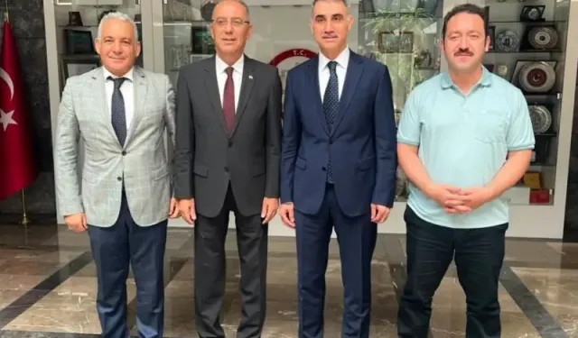 Başkan Yapar, YSK Başkanı Serdar Mutta ile Bir Araya Geldi!