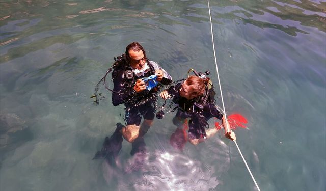 Antalya'da dalış rotaları su altı tutkunlarına farklı deneyimler sunuyor
