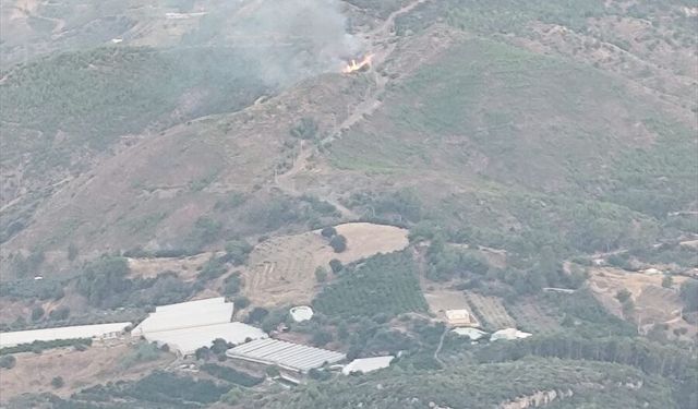 Antalya'da iki ayrı noktada çıkan orman yangınları kontrol altına alındı