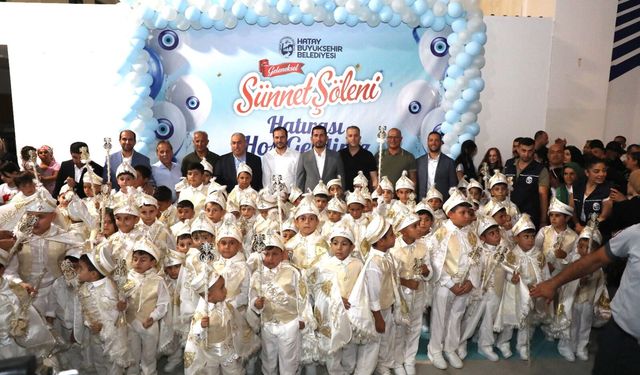 Hatay'da toplu sünnet şöleni yapıldı