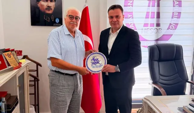 Hatay Musevi Cemaati Başkanı Cenudioğlu’ndan HESOB’a Ziyaret